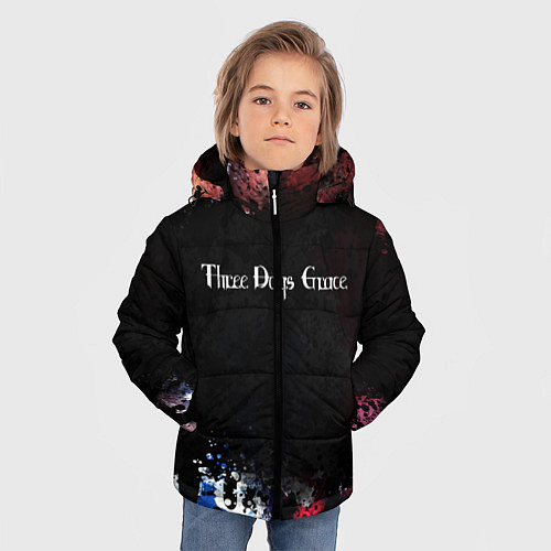 Зимняя куртка для мальчика THREE DAYS GRACE / 3D-Черный – фото 3