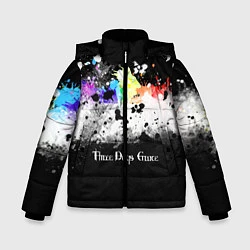 Куртка зимняя для мальчика THREE DAYS GRACE, цвет: 3D-черный