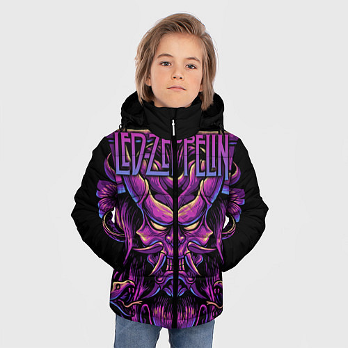Зимняя куртка для мальчика Led Zeppelin / 3D-Черный – фото 3