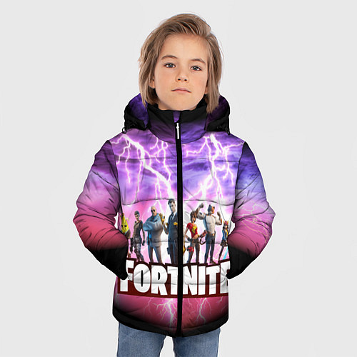 Зимняя куртка для мальчика Fortnite / 3D-Черный – фото 3