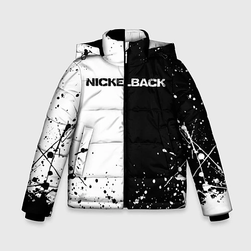 Зимняя куртка для мальчика Nickelback / 3D-Светло-серый – фото 1