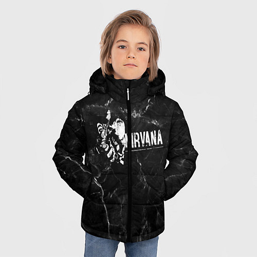 Зимняя куртка для мальчика NIRVANA / 3D-Черный – фото 3