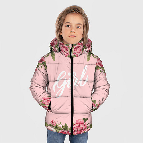 Зимняя куртка для мальчика Girl / 3D-Черный – фото 3