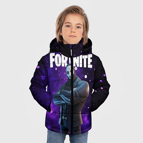 Зимняя куртка для мальчика Fortnite Henchman Shadow / 3D-Черный – фото 3