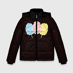 Куртка зимняя для мальчика Сладкая вата, цвет: 3D-черный