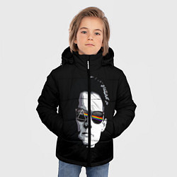 Куртка зимняя для мальчика Twin Peaks, цвет: 3D-светло-серый — фото 2