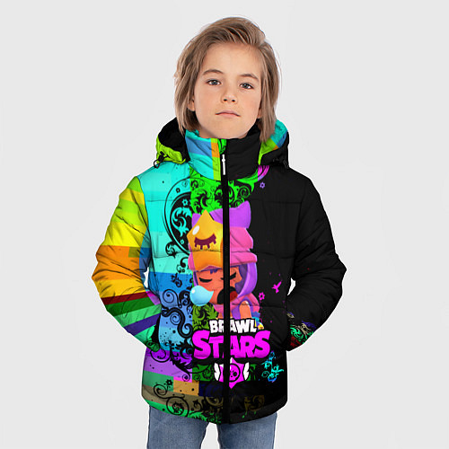 Зимняя куртка для мальчика BRAWL STARS SANDY / 3D-Черный – фото 3