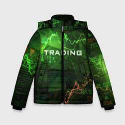 Куртка зимняя для мальчика Трейдинг 03, цвет: 3D-красный