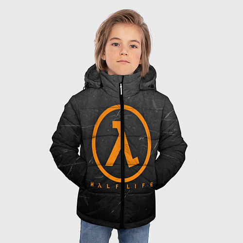 Зимняя куртка для мальчика HALF - LIFE / 3D-Черный – фото 3