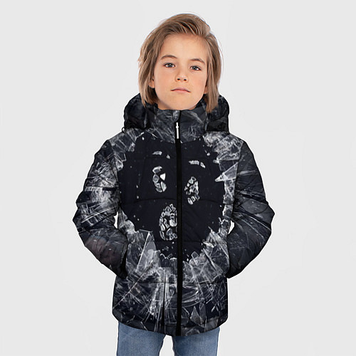 Зимняя куртка для мальчика ЧЕРНОЕ ЗЕРКАЛО / 3D-Черный – фото 3