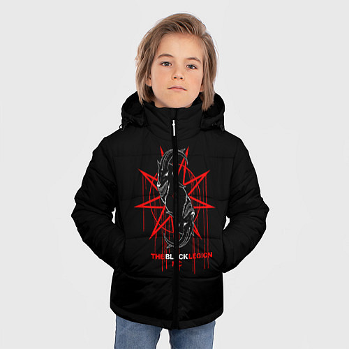 Зимняя куртка для мальчика Slipknot / 3D-Черный – фото 3