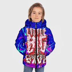 Куртка зимняя для мальчика Little Big: Rave, цвет: 3D-черный — фото 2
