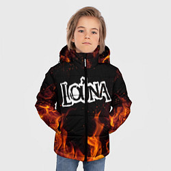 Куртка зимняя для мальчика Louna, цвет: 3D-красный — фото 2