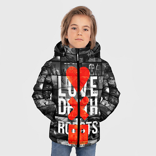 Зимняя куртка для мальчика LOVE DEATH ROBOTS LDR / 3D-Черный – фото 3