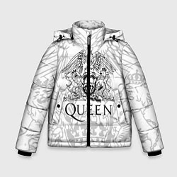 Куртка зимняя для мальчика QUEEN, цвет: 3D-черный