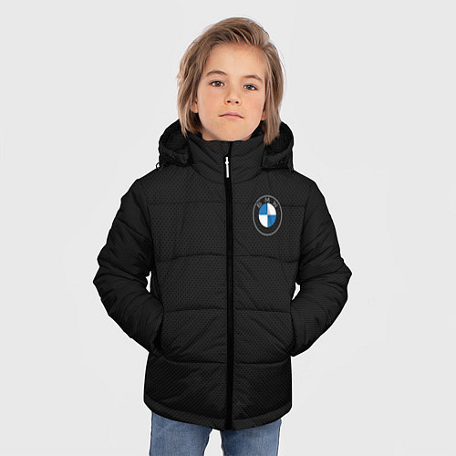 Зимняя куртка для мальчика BMW 2020 Carbon Fiber / 3D-Черный – фото 3