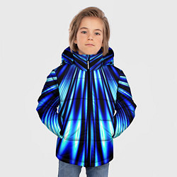 Куртка зимняя для мальчика Световые Лучи, цвет: 3D-черный — фото 2