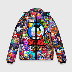 Куртка зимняя для мальчика BRAWL STARS: MRP, цвет: 3D-черный