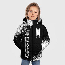 Куртка зимняя для мальчика BTS, цвет: 3D-светло-серый — фото 2