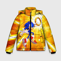 Куртка зимняя для мальчика Sonic, цвет: 3D-красный