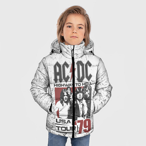 Зимняя куртка для мальчика ACDC / 3D-Черный – фото 3