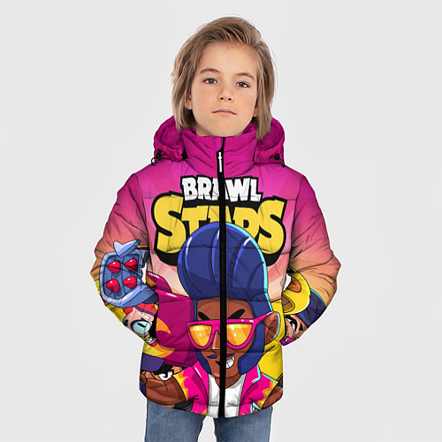 Зимняя куртка для мальчика BRAWL STARS BROCK / 3D-Черный – фото 3