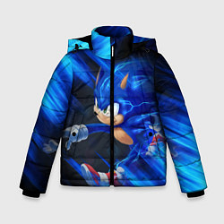 Куртка зимняя для мальчика SONIC, цвет: 3D-черный