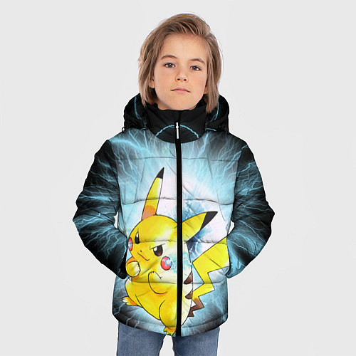 Зимняя куртка для мальчика PikaPika / 3D-Черный – фото 3