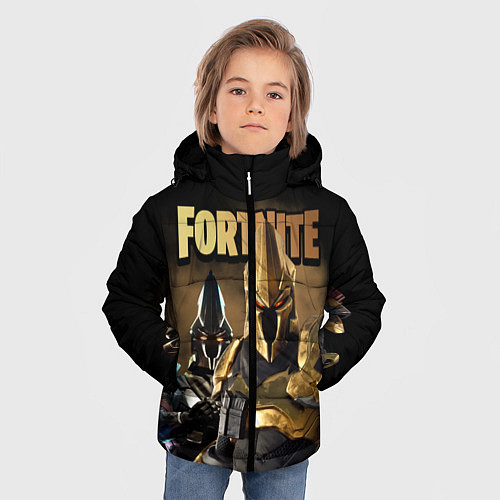 Зимняя куртка для мальчика FORTNITE / 3D-Черный – фото 3