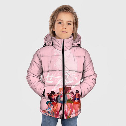 Зимняя куртка для мальчика PINK SAILOR MOON / 3D-Черный – фото 3