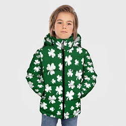 Куртка зимняя для мальчика ДЕНЬ СВЯТОГО ПАТРИКА, цвет: 3D-черный — фото 2