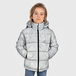 Куртка зимняя для мальчика Мрамор, цвет: 3D-черный — фото 2