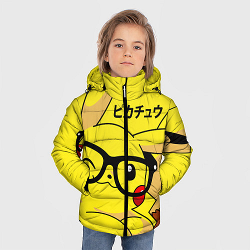Зимняя куртка для мальчика ПИКАЧУ / 3D-Черный – фото 3