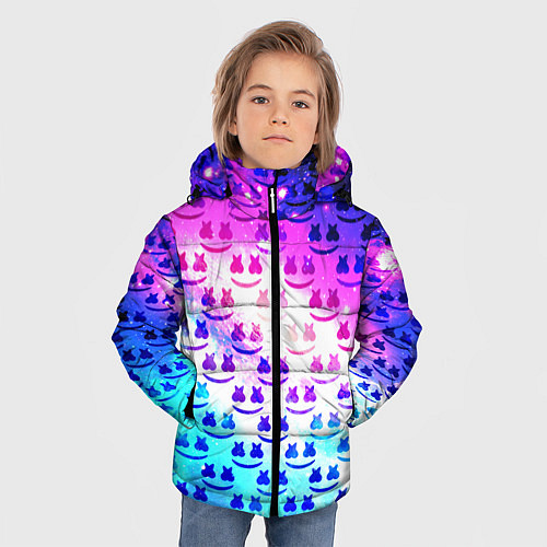 Зимняя куртка для мальчика MARSMELLO SPACE / 3D-Черный – фото 3