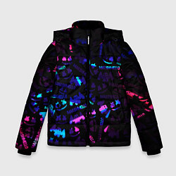 Куртка зимняя для мальчика MARSMELLO NEON, цвет: 3D-черный