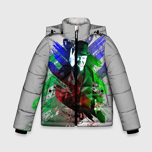 Зимняя куртка для мальчика Winston Churchill / 3D-Светло-серый – фото 1