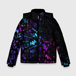Куртка зимняя для мальчика MARSMELLO, цвет: 3D-черный