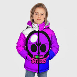 Куртка зимняя для мальчика BRAWL STARS 20, цвет: 3D-черный — фото 2