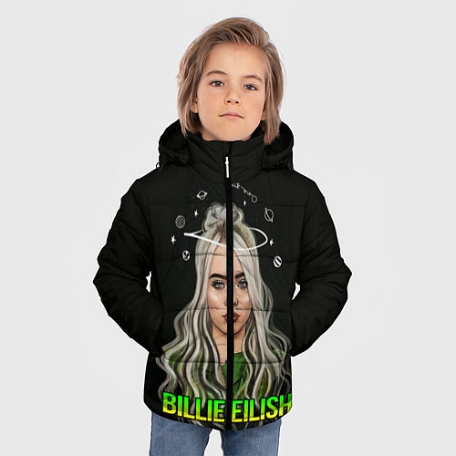 Зимняя куртка для мальчика BILLIE EILISH / 3D-Красный – фото 3