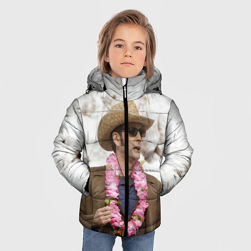 Зимняя куртка для мальчика FUNNY DOCTOR / 3D-Черный – фото 3