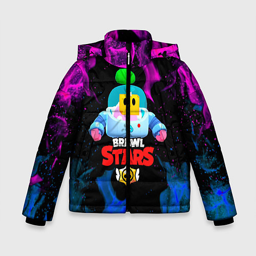 Зимняя куртка для мальчика BRAWL STARS SPROUT 13 / 3D-Светло-серый – фото 1