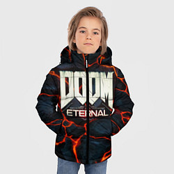 Куртка зимняя для мальчика DOOM: ETERNAL, цвет: 3D-черный — фото 2