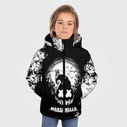 Куртка зимняя для мальчика Marshmello КошмарOko, цвет: 3D-черный — фото 2
