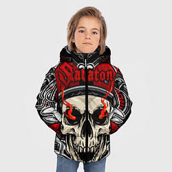 Куртка зимняя для мальчика SABATON, цвет: 3D-светло-серый — фото 2