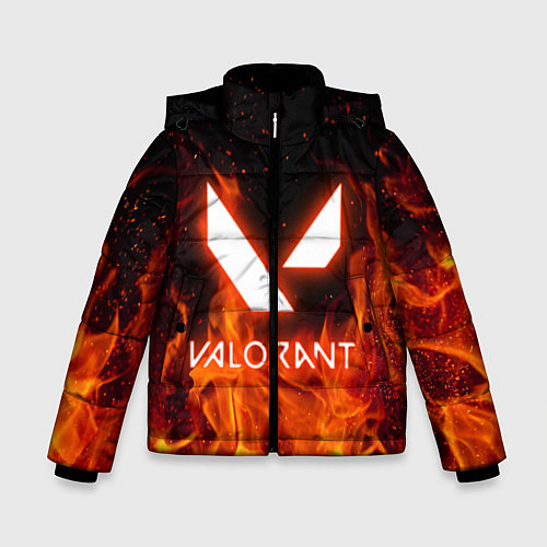 Зимняя куртка для мальчика VALORANT / 3D-Светло-серый – фото 1
