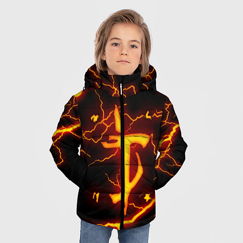 Зимняя куртка для мальчика DOOM ETERNAL / 3D-Черный – фото 3