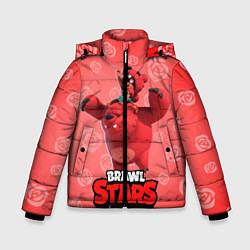 Куртка зимняя для мальчика Brawl stars Nita Нита, цвет: 3D-светло-серый