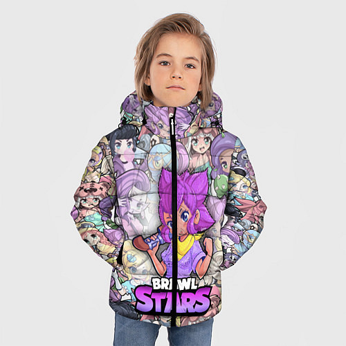 Зимняя куртка для мальчика BrawlStars Girls Oko / 3D-Черный – фото 3