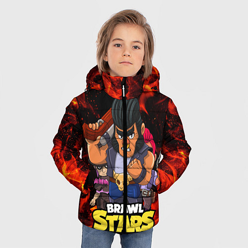 Зимняя куртка для мальчика BRAWL STARS BULL / 3D-Черный – фото 3