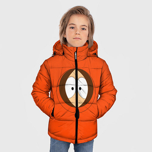 Зимняя куртка для мальчика Кенни / 3D-Черный – фото 3